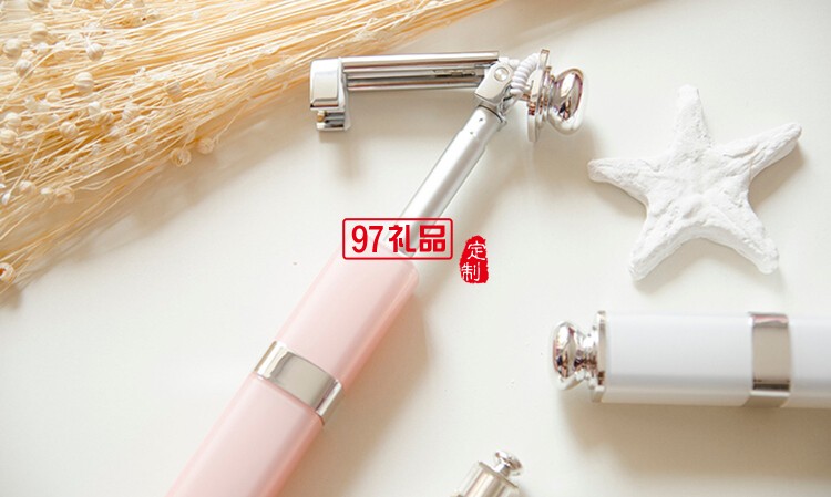 定制自拍桿 迷你線控自拍桿便攜式手機(jī)自拍桿