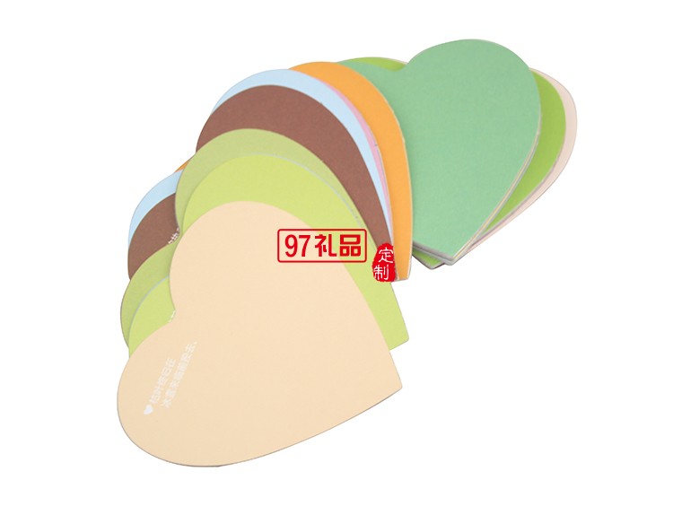 創(chuàng)意便簽本愛(ài)心馬鐵口