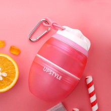 創(chuàng)意兒童吸管杯 韓國(guó)可愛水杯 便攜塑料杯 隨手杯