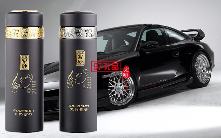 中國(guó)工商銀行定制 不銹鋼保溫杯紫砂杯 商務(wù)贈(zèng)品   可定制LOGO