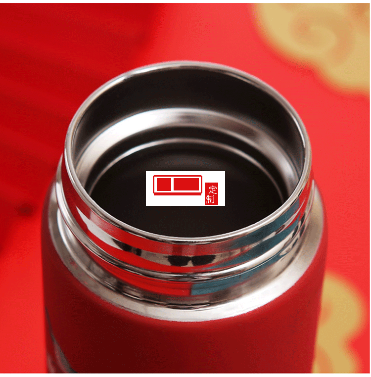 國潮不銹鋼智能杯中國風(fēng)商務(wù)顯溫保溫杯禮品杯子定制