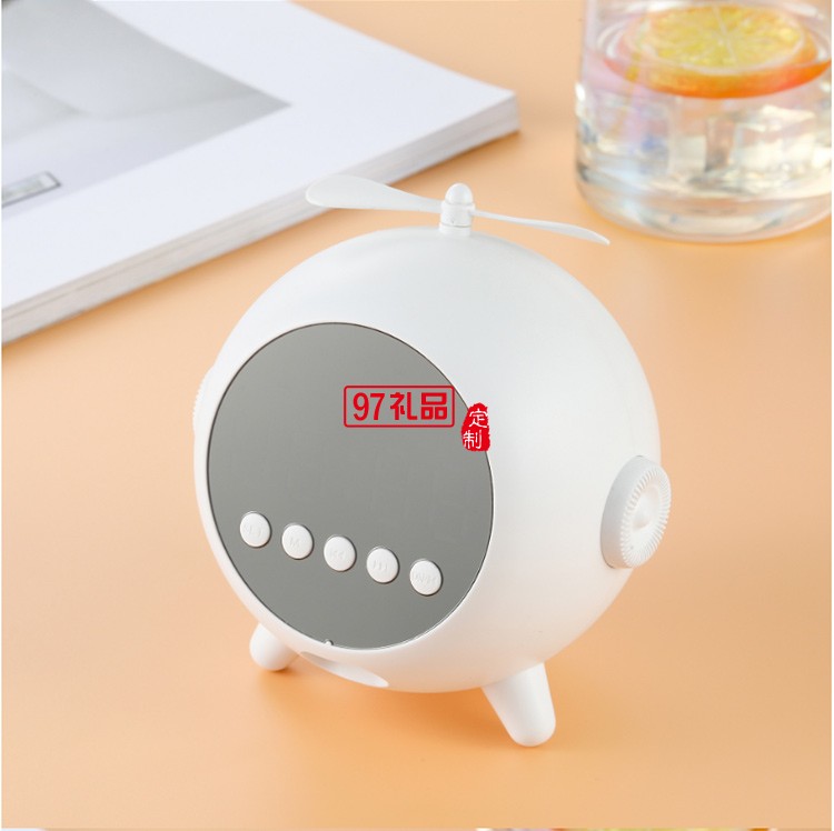 卡通時(shí)鐘藍(lán)牙音箱迷你便攜式 可定制LOGO活動小禮品