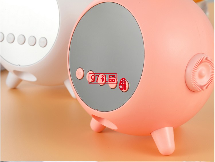 卡通時(shí)鐘藍(lán)牙音箱迷你便攜式 可定制LOGO活動小禮品