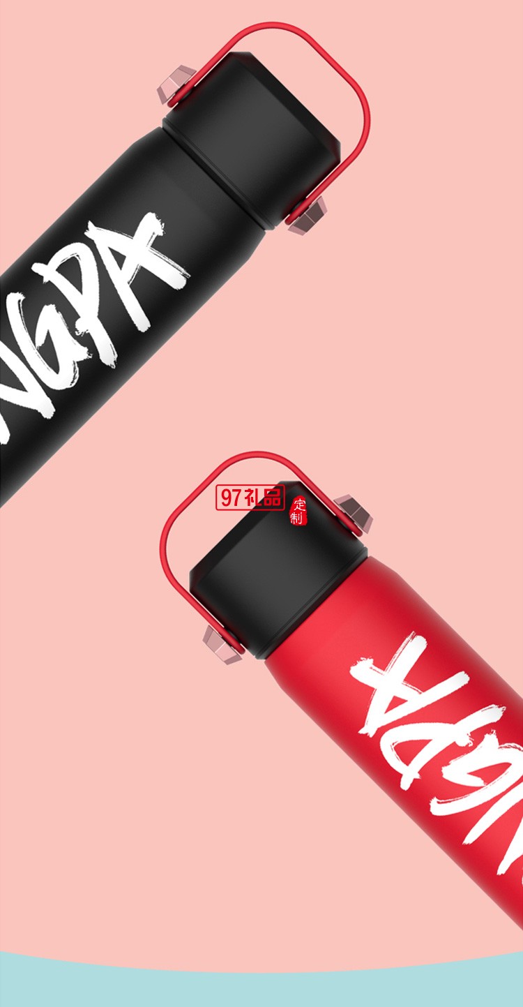 316不銹鋼車載便攜小學(xué)生簡(jiǎn)約可愛(ài)可定制logo