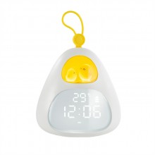 usb充電床頭led小夜燈小程序兒童鬧鐘鳥(niǎo)巢時(shí)光鬧鐘