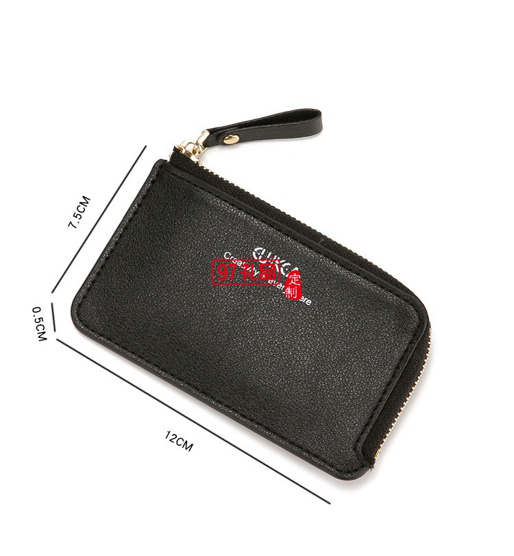 新款拉鏈零錢包 女士簡(jiǎn)約短款卡包卡套手拿包女 錢包錢袋logo
