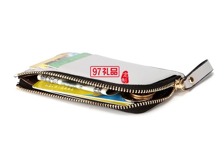新款拉鏈零錢包 女士簡(jiǎn)約短款卡包卡套手拿包女 錢包錢袋logo