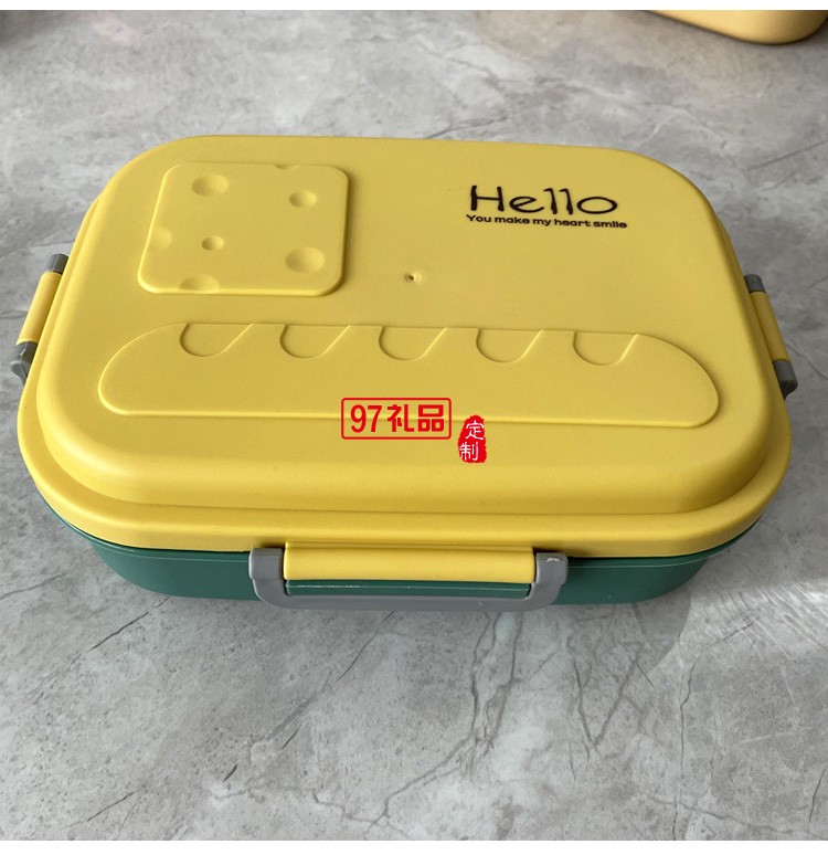 可愛(ài)不銹鋼飯盒糖果色便當(dāng)盒學(xué)生午餐盒上班族帶飯成人塑料餐具盒