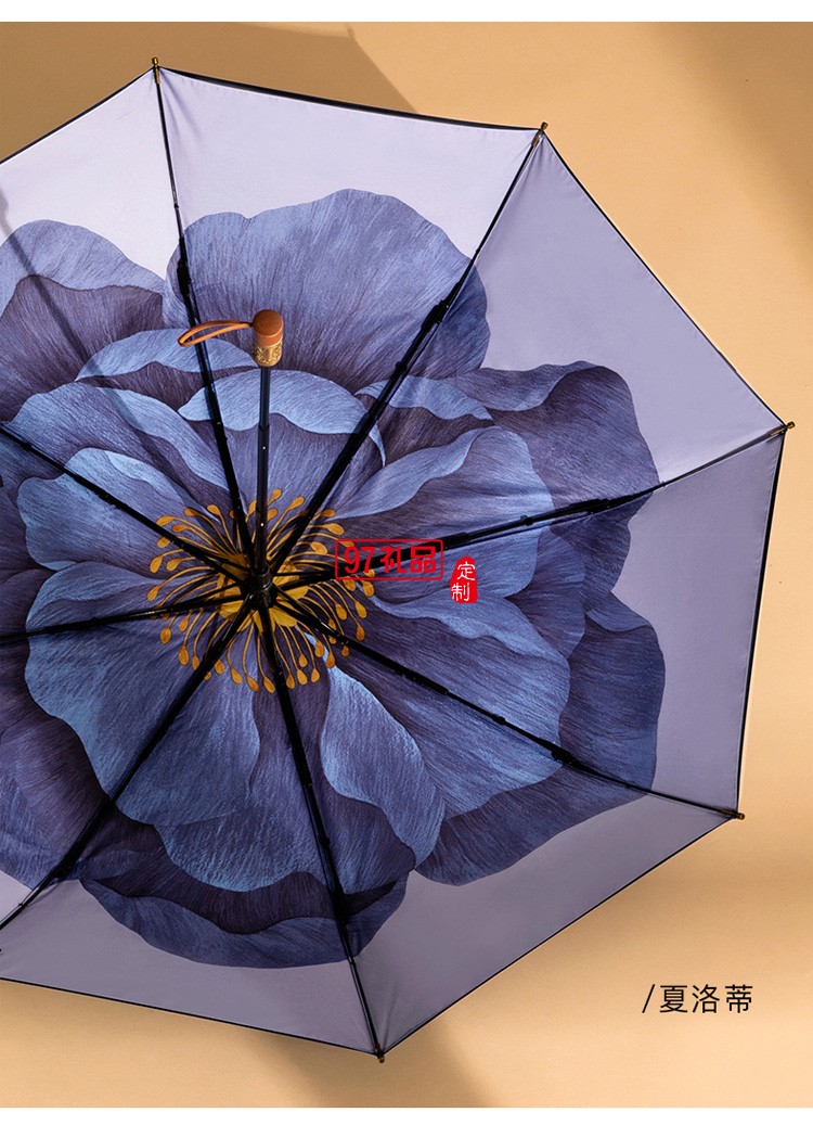 太陽(yáng)傘女晴雨兩用防曬防紫外線(xiàn)雨傘復(fù)古簡(jiǎn)約女定制公司廣告禮品