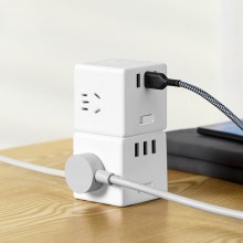 愛國(guó)者魔方智能USB插座 插線板1.5米AC0331M定制公司廣告禮品
