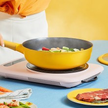 九陽(yáng)不粘鍋炒鍋電磁爐煤氣灶炒菜鍋CLB2959D-A2定制公司廣告禮品