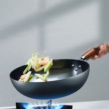 九陽(yáng)炒鍋精鐵炒菜鍋無蓋無涂層炒鍋CTW3201定制公司廣告禮品