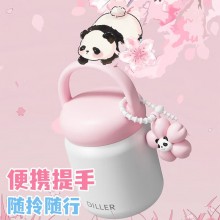 迪樂貝爾316不銹鋼保溫杯卡通男女學(xué)生水杯外出便攜上學(xué)大容量贈送可愛貼