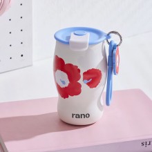 樂序rano女生陶瓷內(nèi)膽保溫杯曼特寧咖啡杯