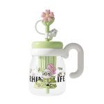 獨(dú)角犀 Rhino.life  小清新犀寶踏春系列噸噸花茶杯玻璃款