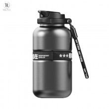 麥田的芽戶外翻蓋保溫杯男女2025新款高顏值漸變隨行杯