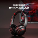 聯想thinkplus頭戴式藍牙耳機主動降噪